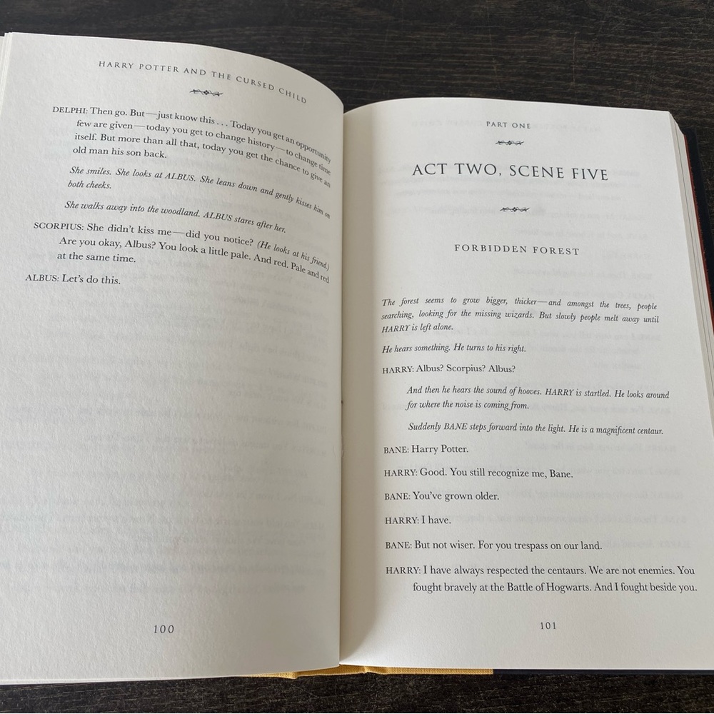 Harry Potter and the Cursed Child Parts 1 and 2 Special Rehearsal Edition Script - Picture 13 of 13